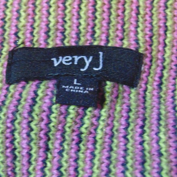 Very J open front sweater cardigan/shawl Large - Picture 4 of 5